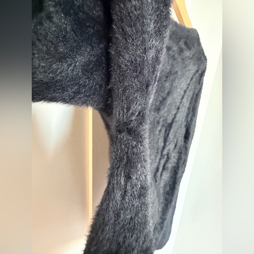 Madewell Hewitt Cardigan Sweater True Black Medium - Picture 7 of 11